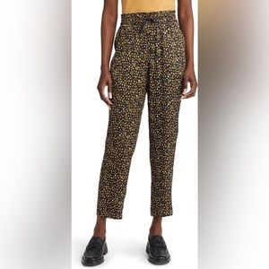 Scotch & Soda Nina Tapered Leg Pants in Space Floral Cinnamon